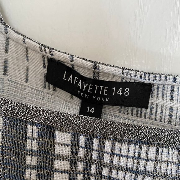 NEW lafayette 148 multi color sleeveless top - Picture 2 of 4